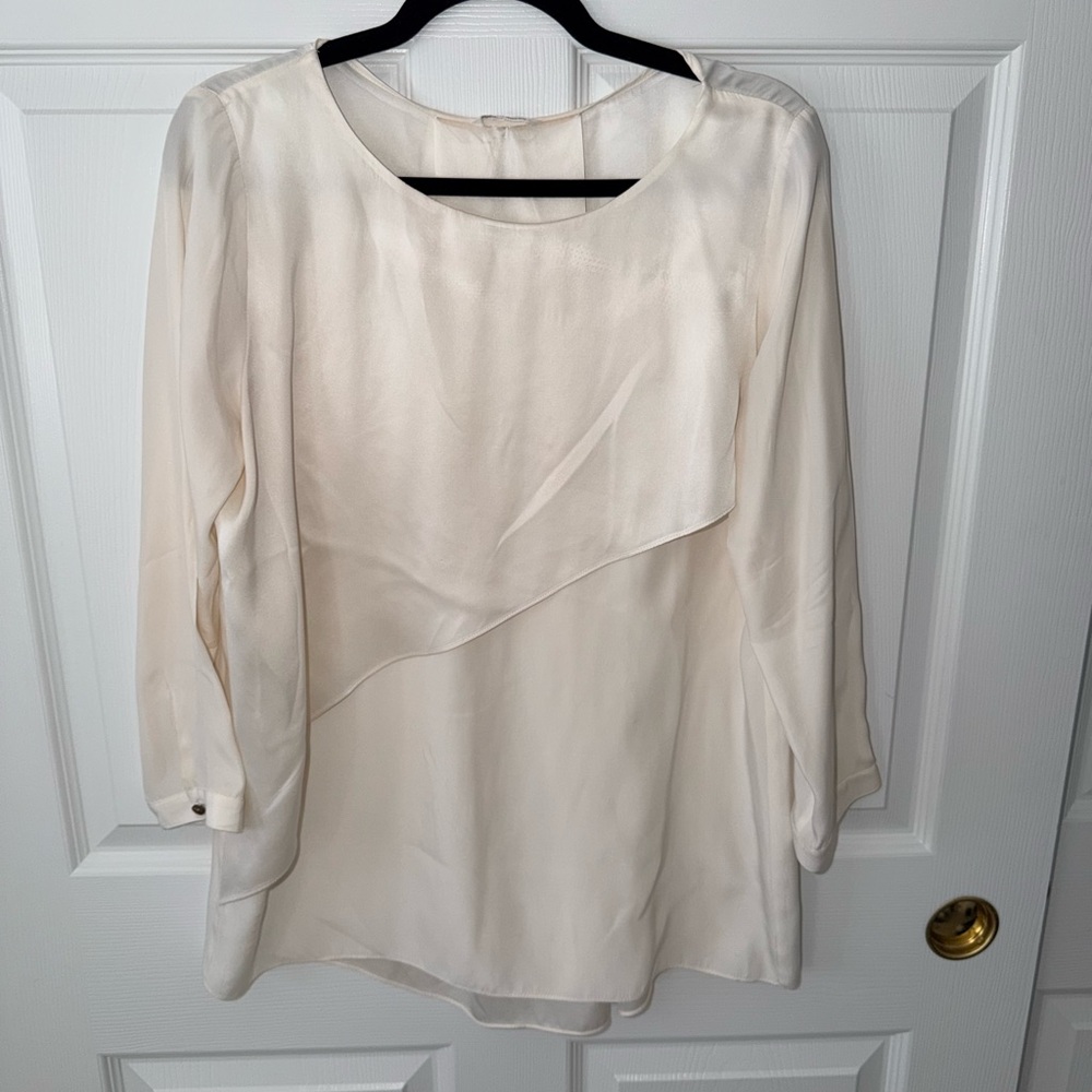 Club Monaco Cream Women's Blouse